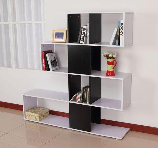 Libreria da Ufficio in legno 124.5x30x144 cm 
