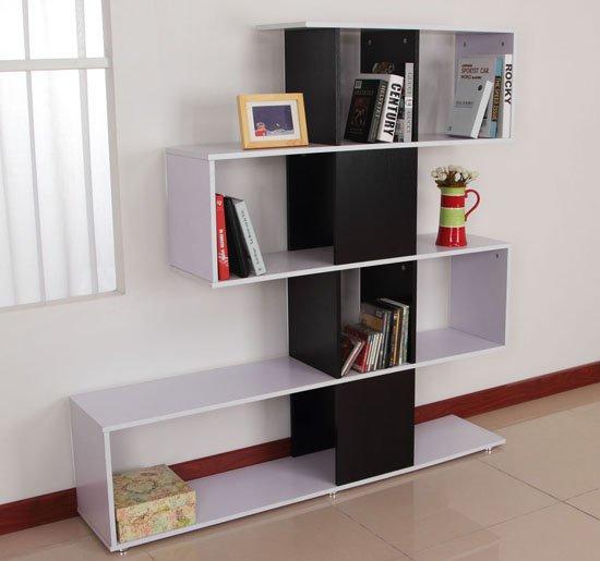 Libreria da Ufficio in legno 124.5x30x144 cm 