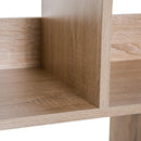 Libreria Mobile Ingresso con Piedini Legno Naturale 120.5x30x85.5 cm 