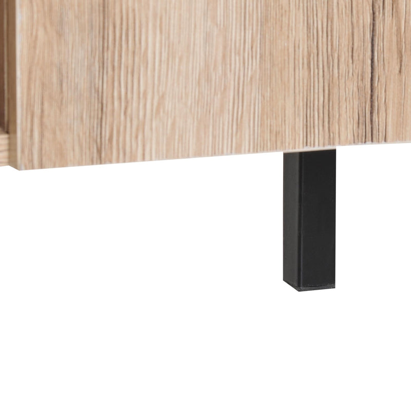 Libreria in Stile Nordico Rovere 120x38.5x74 cm 