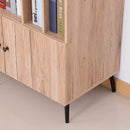 Libreria in Stile Nordico Rovere 120x38.5x74 cm 