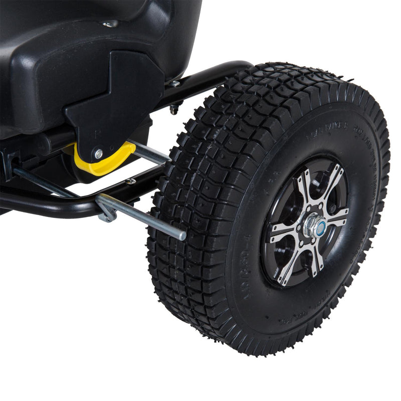 Go-Kart a Pedali per Bambini Nero e Bianco 