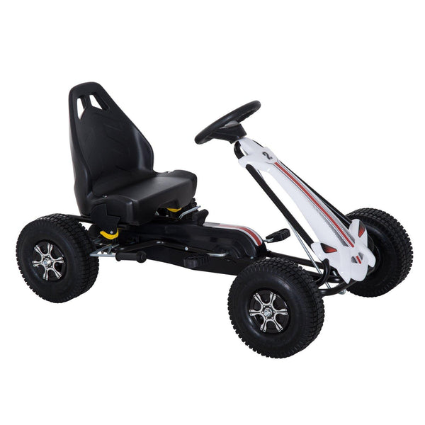 sconto Go-Kart a Pedali per Bambini Nero e Bianco