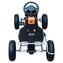 Go-Kart a Pedali per Bambini Arancione e Nero 