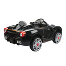 Macchina Elettrica per Bambini 12V Spyder Nera 