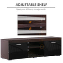 Mobile TV con Due Ante in Legno 140x40x44 cm 