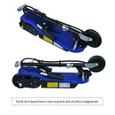 Monopattino Elettrico per Bambini 120W Pieghevole Blu 