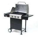 Barbecue a Gas 3 Bruciatori con Fornello Laterale Sochef Gustoso