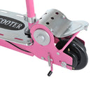 Monopattino Elettrico per Bambini 120W Pieghevole con Sella Rosa 