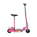 Monopattino Elettrico per Bambini 120W Pieghevole con Sella Rosa 