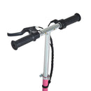 Monopattino Elettrico per Bambini 120W Pieghevole con Sella Rosa 