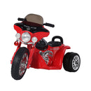 Moto Elettrica Polizia per Bambini 6V Police Rossa 