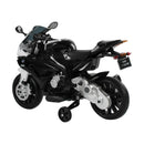 Moto Elettrica per Bambini 12V con Licenza BMW S 1000 RR Nera e Bianca