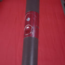 Ombrellone da Giardino Ø2,75x2,33 m Palo Ø38 mm in Metallo con luci LED Rosso 