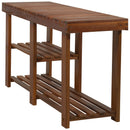 Panchina Ingresso Scarpiera in Legno 87x28x45 cm 