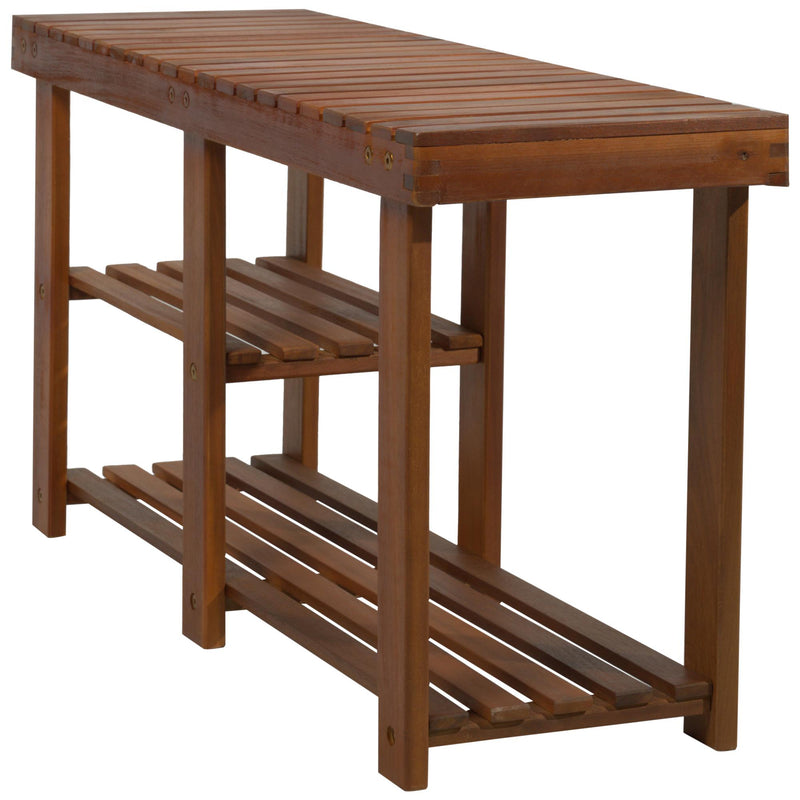 Panchina Ingresso Scarpiera in Legno 87x28x45 cm 