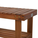 Panchina Ingresso Scarpiera in Legno 87x28x45 cm 