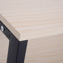 Panchina Appendiabiti con Ganci e Ripiani Scarpiera in Legno e Acciaio 60x40x175 cm 