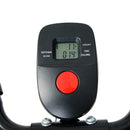 Panca Trainer Addominali Fitness con Display Nero e Rosso 