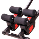 Panca Trainer Addominali Fitness con Display Nero e Rosso 