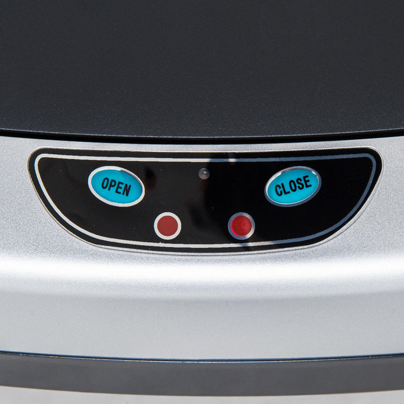 Pattumiera ad Apertura Automatica in Acciaio Inox con Sensore 48 Litri 