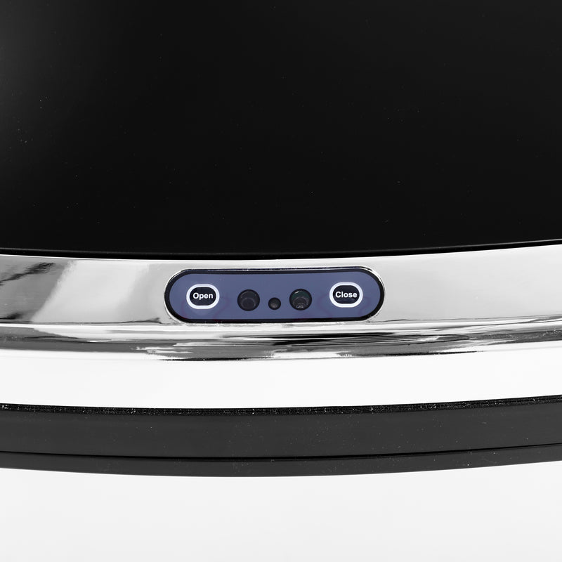 Pattumiera ad Apertura Automatica in Acciaio Inox con Sensore 50L 