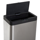 Pattumiera ad Apertura Automatica in Acciaio Inox con Sensore 52 Litri 