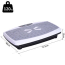 Pedana Vibrante Fitness 21 Programmi con Display LED e Telecomando 