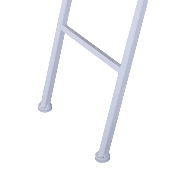 online Fioriera Stand Porta Fiori a 2 Ripiani in Metallo Bianco 86x24x81 cm