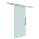 Porta Scorrevole Vetrata 90x205 cm Temperata Satinata 