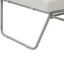 Pouf Letto Trasformabile con Materasso Pouff Puff Brandina Pieghevole 69x69x37 cm 