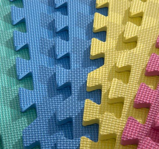 Tappeto Puzzle 24 Pezzi in EVA per Bambini 610x610x10mm 