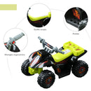 Quad Elettrico per Bambini Giallo e Nero 