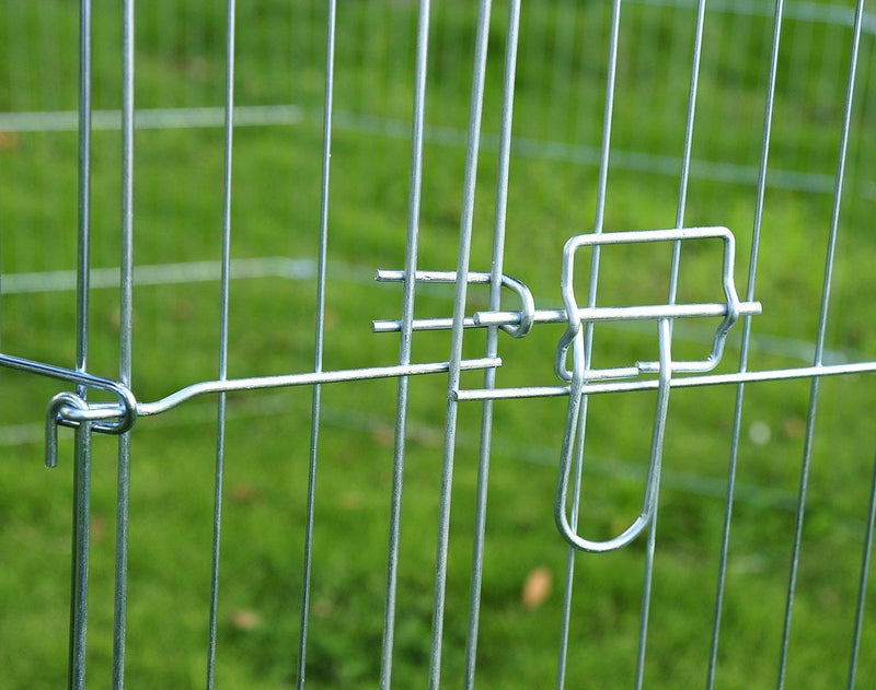 Recinto per Animali Domestici 8 Pezzi L63xH91 cm 