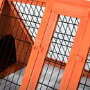 Gabbia per Conigli in Legno di Abete 118x50x45 cm 