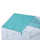 Gabbia Recinto per Animali Domestici a Rete Metallica 220x103x85 cm 