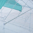 Gabbia Recinto per Animali Domestici a Rete Metallica 220x103x85 cm 