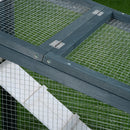 Gabbia per Conigli in Legno di Abete 140x65x100 cm 