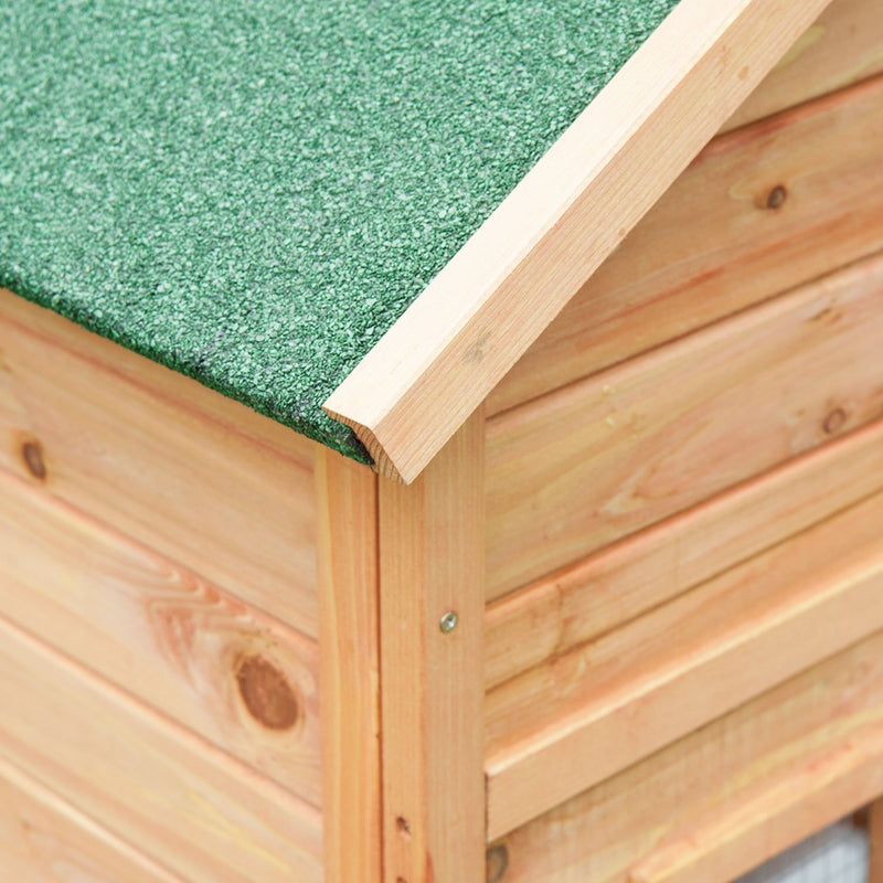 Conigliera da Esterno in Legno 146x63x120 cm 