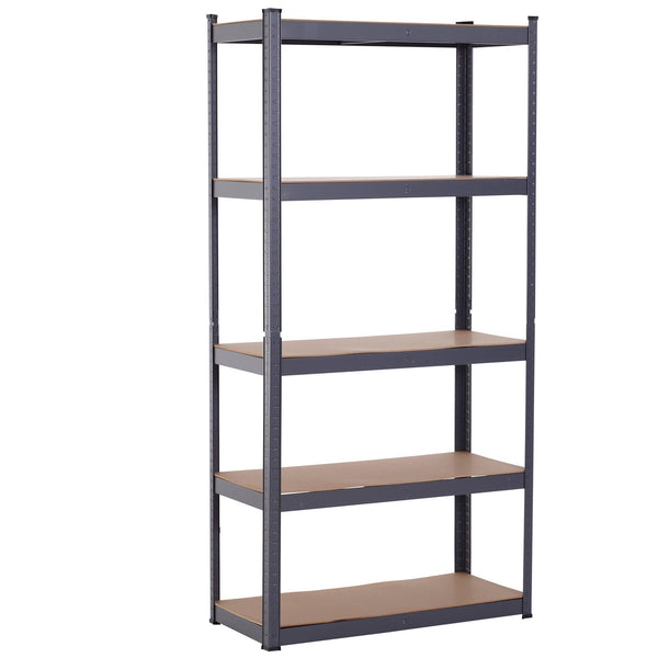 Scaffale per Carichi Pesanti in Metallo 5 Ripiani Regolabili 90,5x40x180 cm acquista