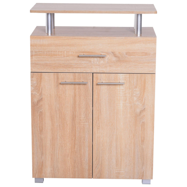 Scarpiera a 3 Ripiani e un Cassetto in Legno 70x35.5x99.5 cm acquista