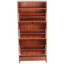 Scarpiera 3 Scomparti Legno naturale 60x24x132 cm 