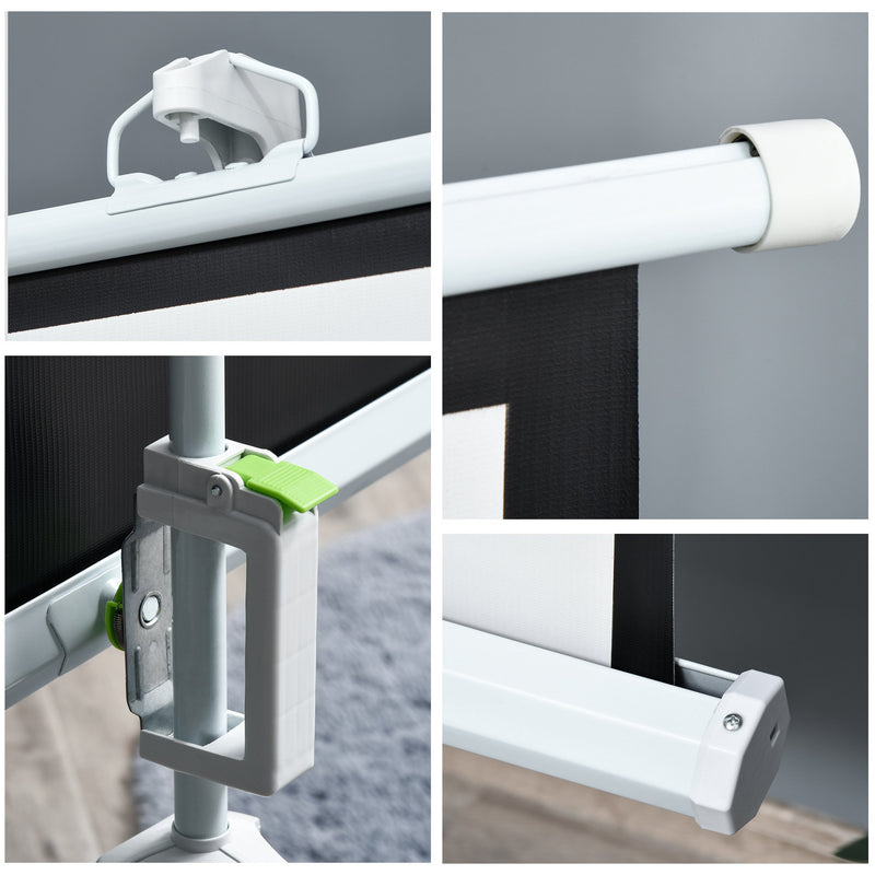 Schermo di Proiezione 84 Pollici Formato 4:3 con Treppiedi 