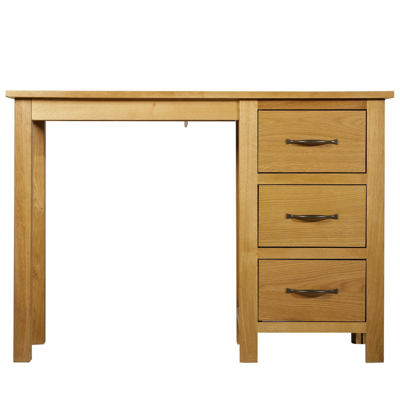 Scrivania per Computer in Stile Classico Legno Naturale 106x40x75 cm 