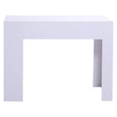 Scrivania da Ufficio con 3 Ripiani in Legno Bianco 100x60x75 cm 