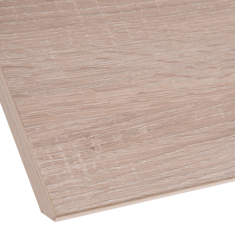 Scrivania da Ufficio con Cassetto in Legno e Acciaio Bianco e Rovere 120x60x80 cm 