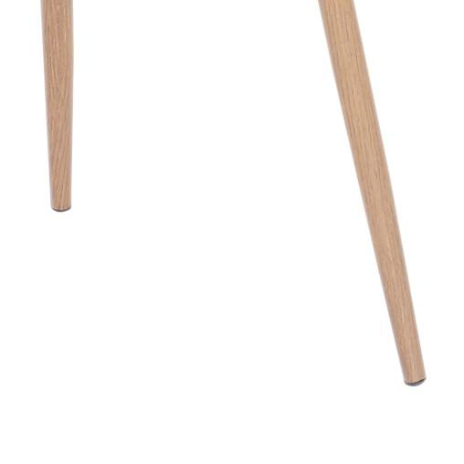 Set 2 Sedie da Pranzo Design Moderno in Lino con Gambe in Metallo Marrone 