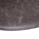 Set 2 Sedie da Pranzo Design Moderno in Similpelle con Gambe in Metallo Grigio 