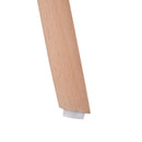 Set 2 Sedie da Pranzo di Design Imbottite con Gambe in Legno e Metallo Crema 