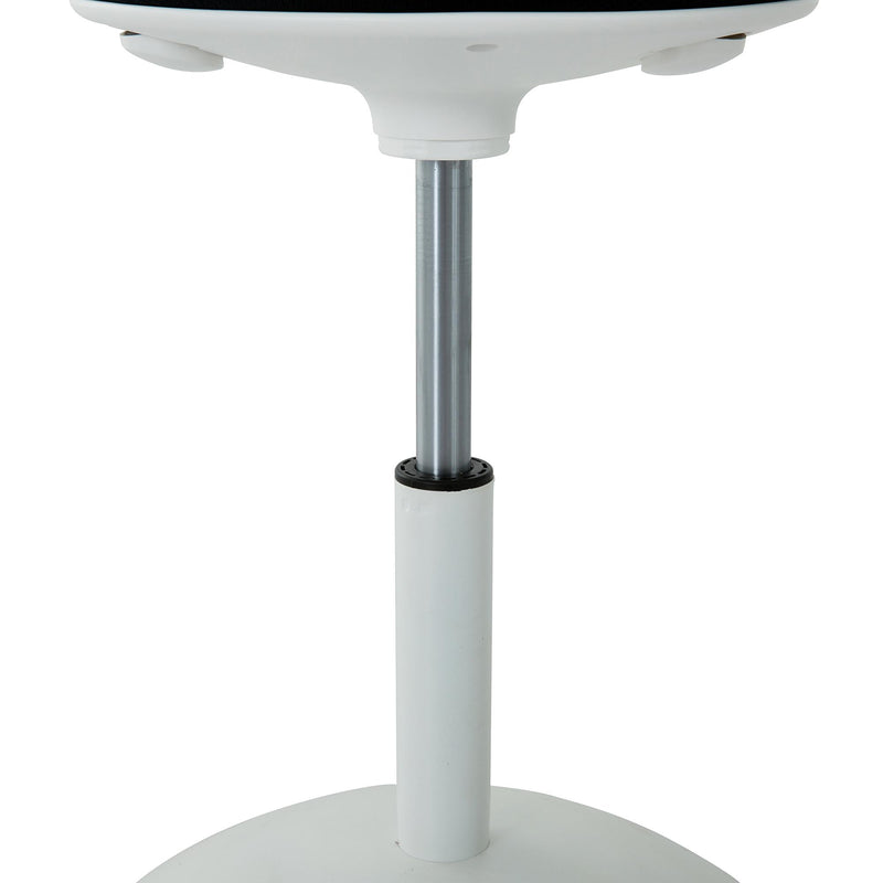 Sgabello per Estetista Girevole Altezza Regolabile Nero Ø40x45-59 cm 